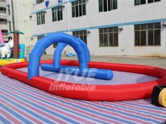 巨大なふくらませるスポーツゲーム、インフレータブルランニングトラック