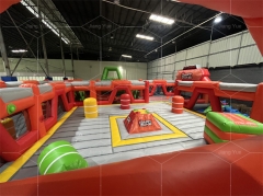 Customized Combo PVC Indoor Trampoline Park Inflatable Giant Playground Amusement Theme Park with Blower