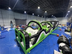 Manufacturer's Insane Obstacle Course Bouncer House Inflatable Jumping Combo Game