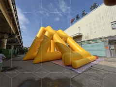 Commercial Adults and Kids One Lanes Slip and Slide Trippo Inflatable Hippo Water Slide With Pool