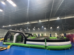 Manufacturer's Insane Obstacle Course Bouncer House Inflatable Jumping Combo Game