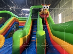 Animal Outdoor Inflatable Playground for Kids Inflatable Amusement Funcity Playground