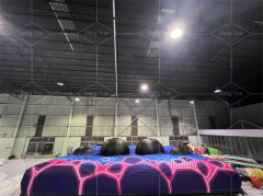 Commercial Trampoline Park Soft Cover Landing Airbag Foam Pit Jump Air Bag Inflatable Gymnastics Jump Airbag With Big Ball