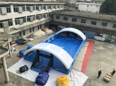 Exciting Sport Games Inflatable Football Field Soap Football Pitch Inflatable Soccer Playground