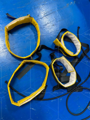 Commercial Inflatable Bungee Jumping Run Sport Games Durable Two Lane Inflatable Runway Competitive Race