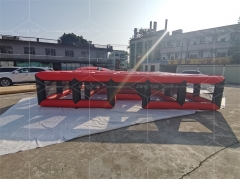 Wholesale Inflatable Haunted Maze House Red Inflatable Maze for Party