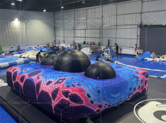 Commercial Trampoline Park Soft Cover Landing Airbag Foam Pit Jump Air Bag Inflatable Gymnastics Jump Airbag With Big Ball