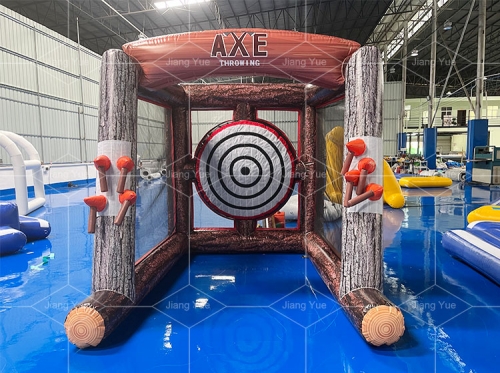 Toss Game Kids Playground Interactive Sports Inflatable Axe Throwing Game