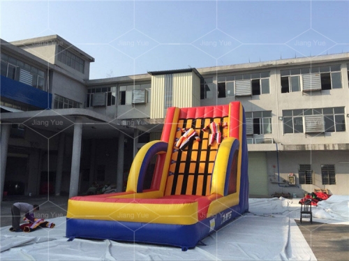 Commercial Most Popular Inflatable Games Hook and Loop Sticky Wall Inflatable Game