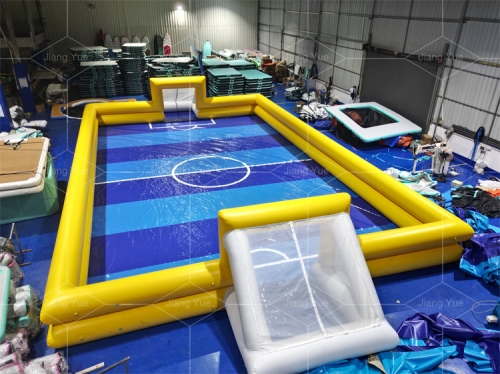 Customized PVC Outdoor Sports Inflatable Soccer Field Football Pitch for Sale