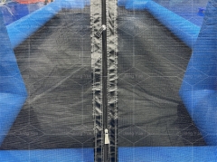 Blue Inflatable Soapy Football Field Outdoor Sport Bubble Inflatable Soccer Paintball Area