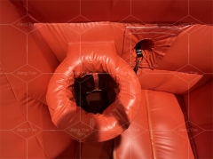 Outdoor Adults Bungee Run Interactive Team Game Human Hungry Hippo Inflatable Event Games for Sale