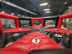 Carnival Fair's Wipeout Sweeper Inflatable Game Cheap Price Inflatable Meltdown Game