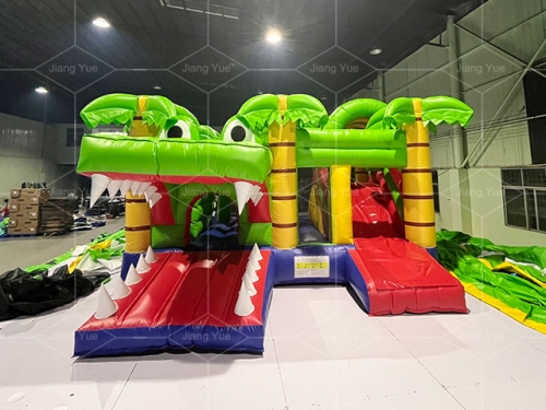 Factory Inflatable Bouncy Castle Animal Jumping Combo Playhouse Crocodile Trampoline