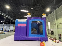 Wet/Dry Inflatable Bouncer Slide Jumping Castle Unicorn Bounce House Combo For Kids Commercial Grade PVC Model