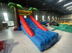 Tropical Palm Trees Inflatable Castle Hot Sale Bounce House Outdoor Fun Bouncy Castle for Party Rentals