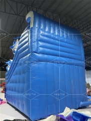 Blue Dolphin Commercial Large Outdoor PVC Inflatable Swimming Pool Slide