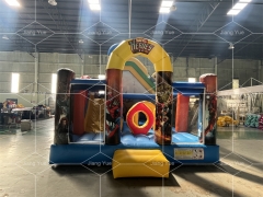 Commercial Party Inflatable Avengers Moon Adult Grade Bouncer Bouncy Castle Bounce House With Blower