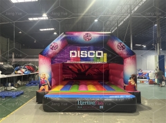 Dance Party Bounce House Dome Disco Inflatable Jumper Tent Bouncy Castles for Kids