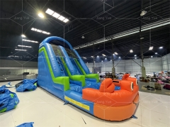 Commercial Inflatable Water Slide with Swimming Pool