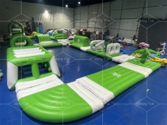 Mobile Land Floating Water Park Pool Inflatable Water Park Equipment Games Aqua Park for Lake