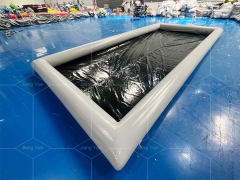 Portable Airtight Cleaning Inflatable Car Wash Mat Inflatable Car Water Collector Containment Mat