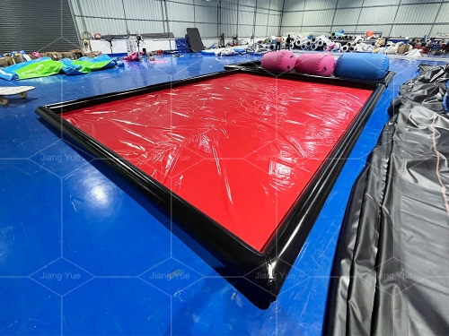 PVC Truck Inflatable Car Clean Pad Portable Inflatable Car Wash Containment Mat