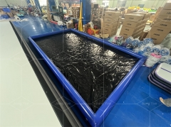 Portable Water Containment Mat Inflatable Car Wash Mat for Cleaning Cars to Collect Water