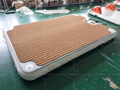 Inflatable Deck Floating Dock In Water Sports Inflatable Water Platform
