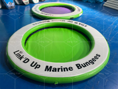 Inflatable Circular Water Hammock Heavy Duty Floating Raft for Adults River Lake Tanning Lounger Factory