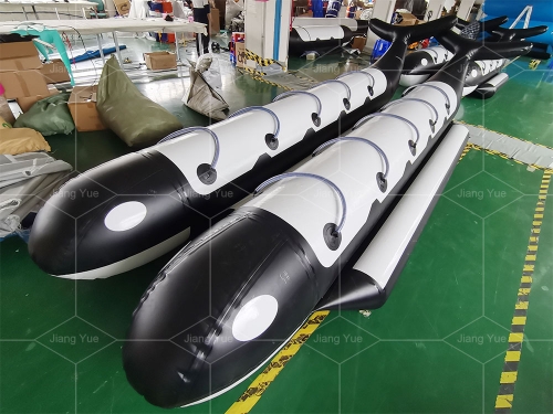 Heavy Duty PVC 6 Rider Inflatable Banana Tube Boat