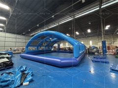 Inflatable Swimming Pool Outdoor Playground Water Park Kids Inflatable Pool With Waterproof Cover Tent