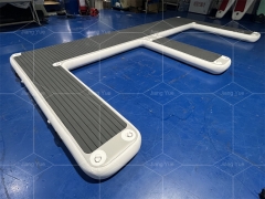 Inflatable Floating Platform Swimming Water Island Jet Ski Dock Mat Dwf Material for Sale