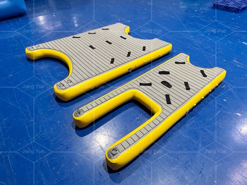 Stock Inflatable Rescue Sled Yellow Drop Stitch Fabric Small Lifeguard Rescue Board Sled for Jet Ski