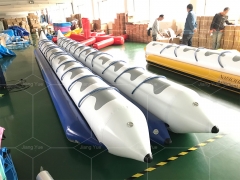 High Quality Inflatable Water Bananas Boat Towable Fly Fish Banana Tube for Summer Water Sport