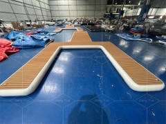 Factory Direct Price Inflatable Floating Platform Y Shape Dock for Yacht and Motorboats