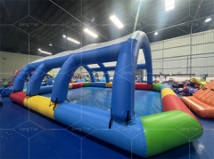 Inflatable Water Swimming Pool with Roof Cover
