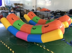 Inflatables Water Games Customized Double Tubes Inflatable Water Seesaw