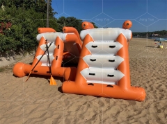 Durable and Lightweight Family Big Paddle Slide Inflatable Airtight Slide Heavy Duty Water Slide With Floating Platform