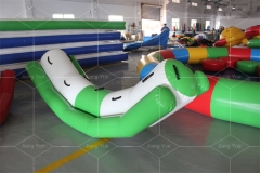 Commercial PVC Floating Sport Games for Lake Inflatable Water Park Toys Inflatable Water Seesaw for Sale