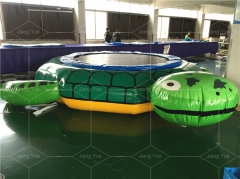 Inflatable Turtle Water Jumper Water Trampoline Bouncer for Sea/Lake/Pool