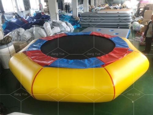 Outdoor Water Amusement Park Inflatable Bouncy Bed Water Inflatable Trampoline