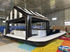 Black Inflatable Pool Bar