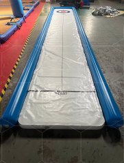 Hot Sport Game Toys Inflatable Ice Rink Curling Board Synthetic Curling Lanes with Curling Stone for Team Build