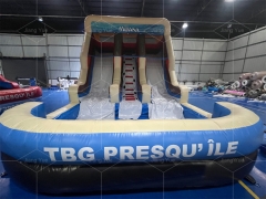 Newly Moana Theme Inflatable Slide with Pool