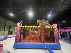Inflatable Castle Combo Water Slide With Pool