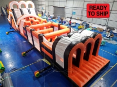 New Design Big Size Inflatable Obstacle Course Interactive Challenge Obstacle Course Outdoor Kids Playground Equipment