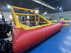 Custom PVC Inflatable Water Volleyball Trampoline Court for Water Games Play