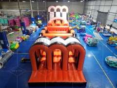 New Design Big Size Inflatable Obstacle Course Interactive Challenge Obstacle Course Outdoor Kids Playground Equipment